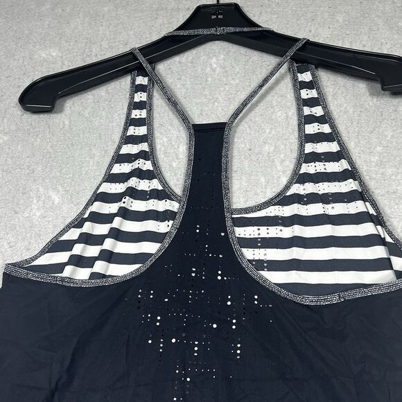 Lululemon Tank Top Womens Size 6 Water Bound Singlet Apex Stripe Printed Dune - Picture 10 of 11